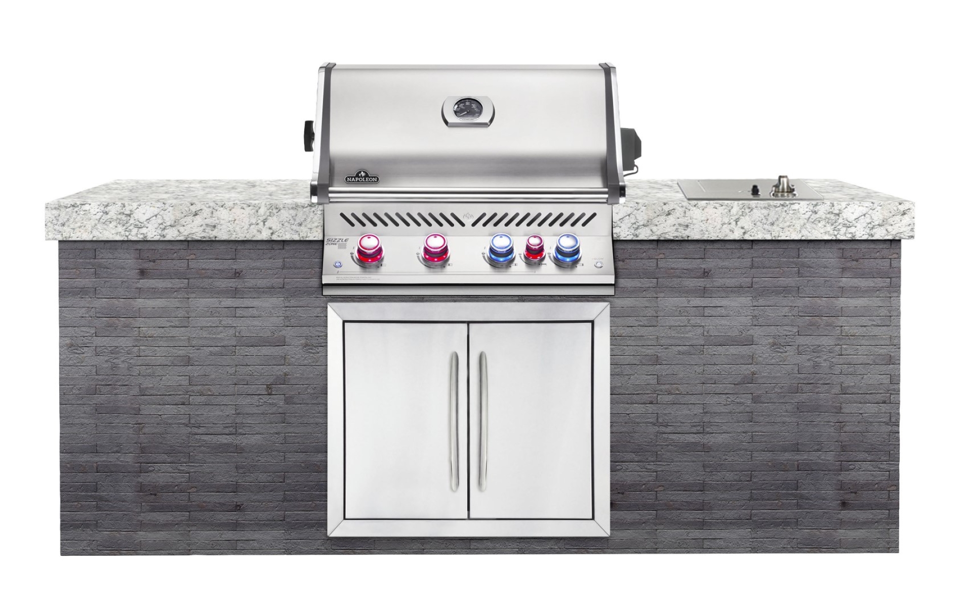 Napoleon Presitge Pro 500 Einbaugrill Front Island